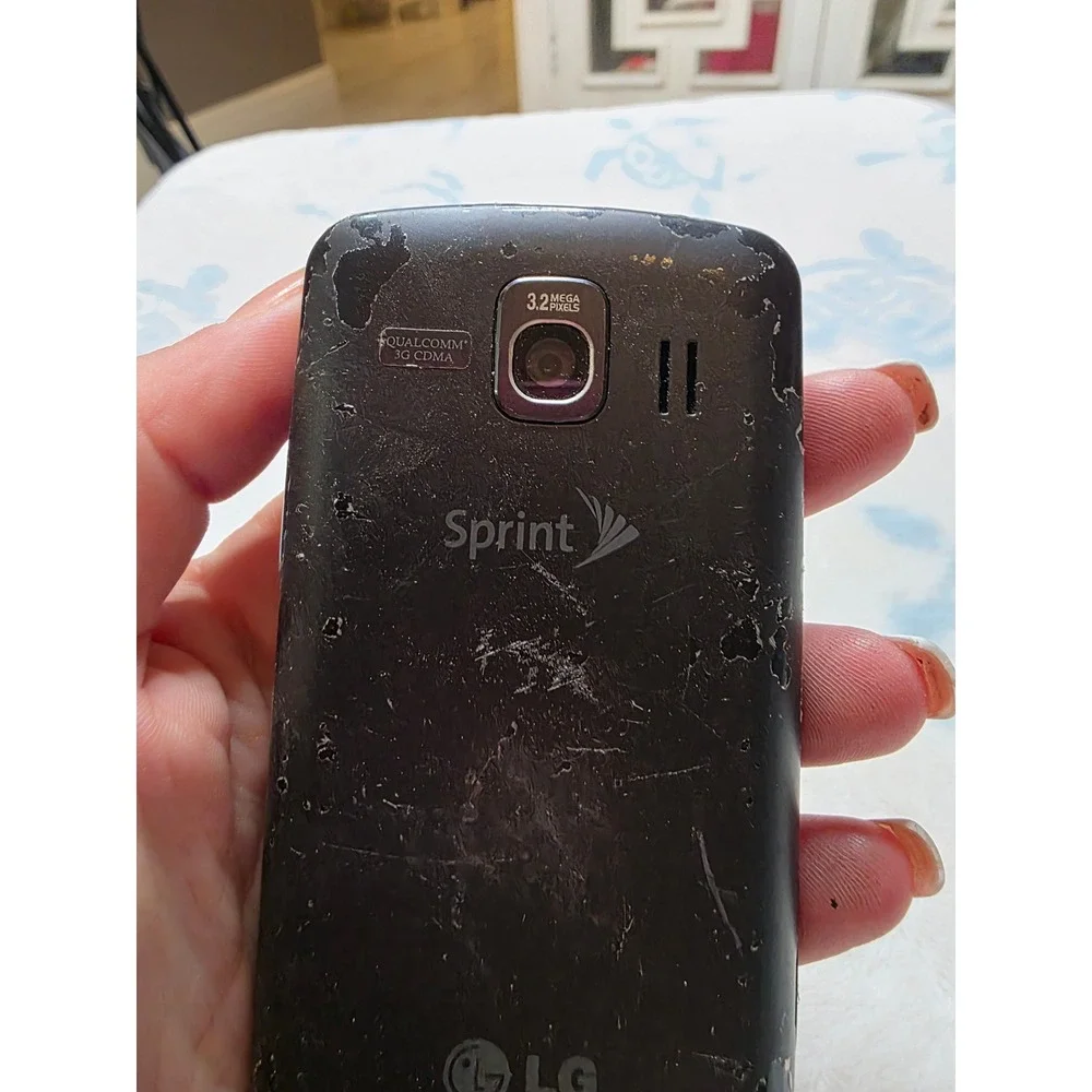 LG Optimus S‎ LS670 Sprint Android Smartphone Black 3.2MP Camera Vintage